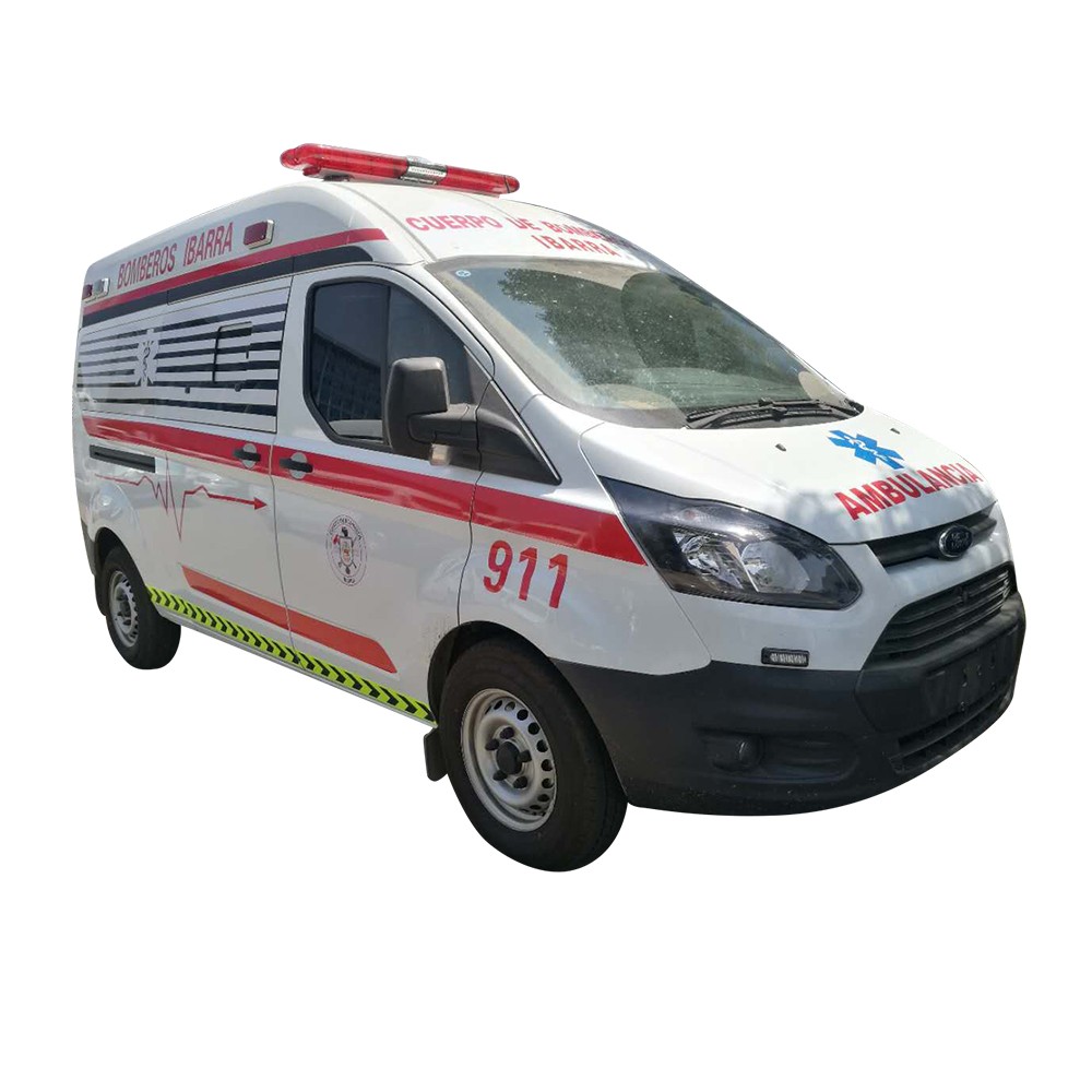 Coche de policía de ambulancia de gasolina