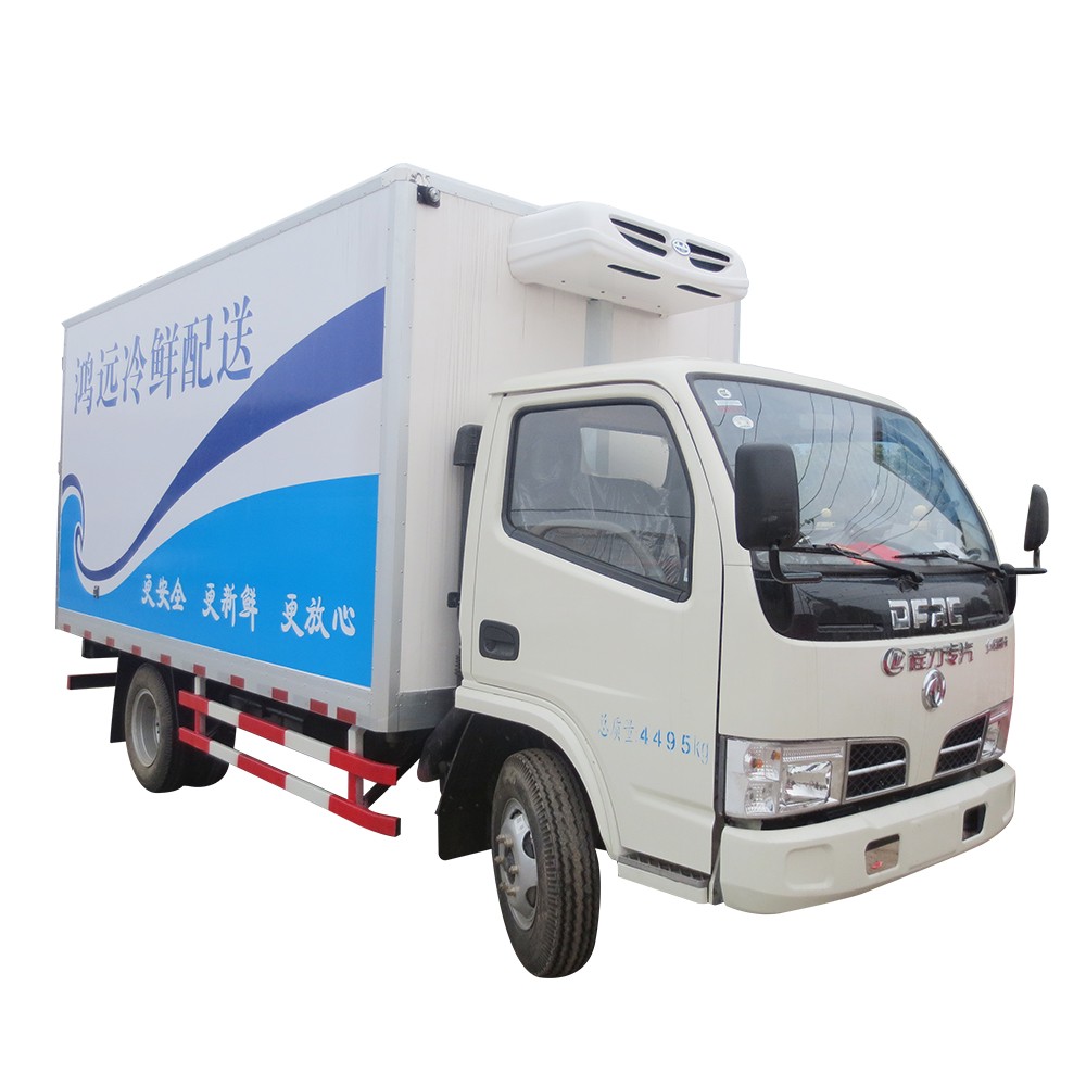 Camiones de comida congelada de Dongfeng de 4 toneladas