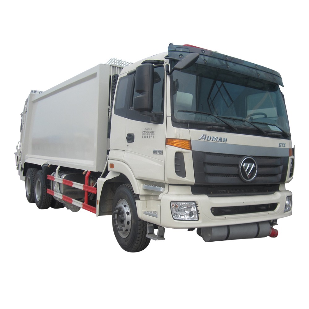 Camión compactador de basura de 10 ruedas Foton