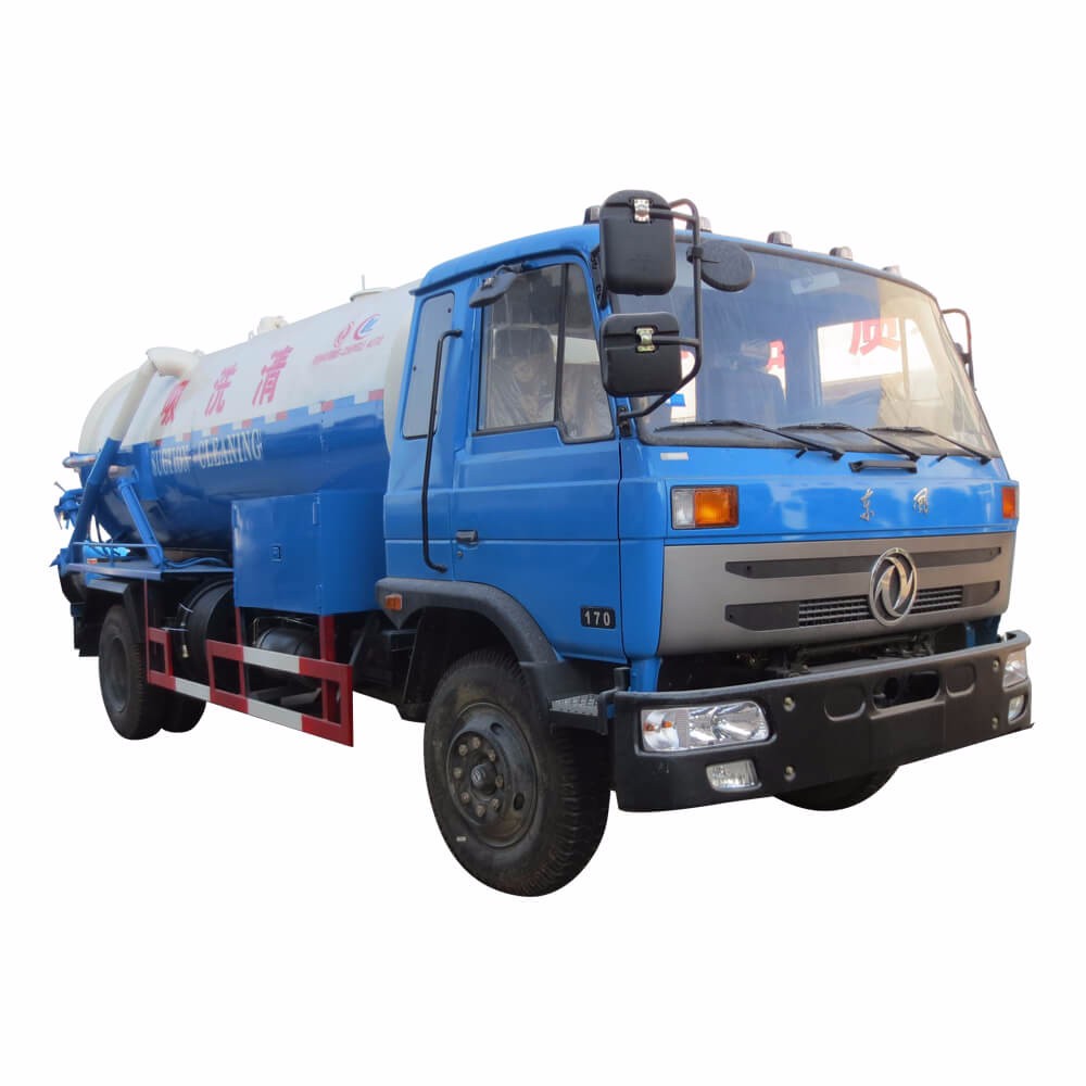 Tanque de vacío de aguas residuales de 6 ruedas 10 M3